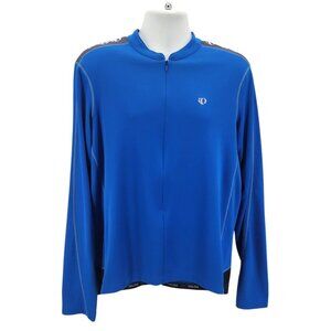 Pearl Izumi Select Series 3/4 Zip Blue Long Sleeve Cycling Jersey Mens XL